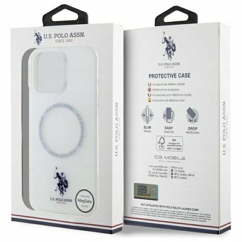 ETUI US POLO MAGSAFE DO IPHONE 16 PRO 6.3" BIAŁE na Arena.pl