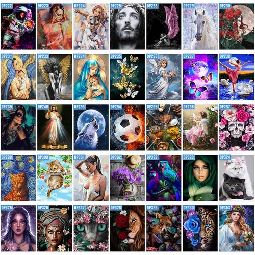 HAFT DIAMENTOWY DIAMOND PAINTING MOZAIKA DIAMENTOWA ZESTAW 5D + AKCESORIA na Arena.pl