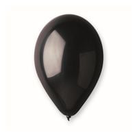 balon pastelowy czarny 100szt halloween