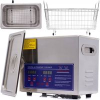 MYJKA ULTRADŹWIĘKOWA 3,2L WANNA KOSZ PROFESJONALNA 140W LCD STAL MOCNA