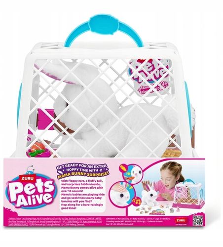 ZURU Pets Alive Interaktywny Królik Mama Bunny Surprise z króliczkami na Arena.pl