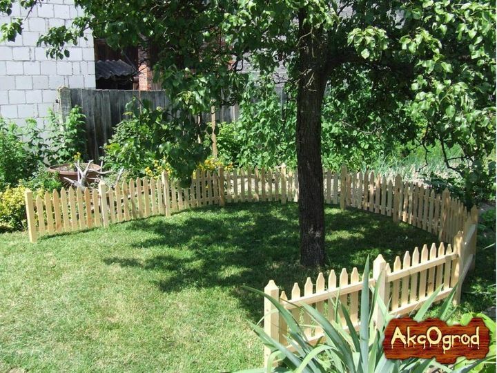 Płotek ogrodowy STONOGA płot drewniany impregnowany zdjęcie 14