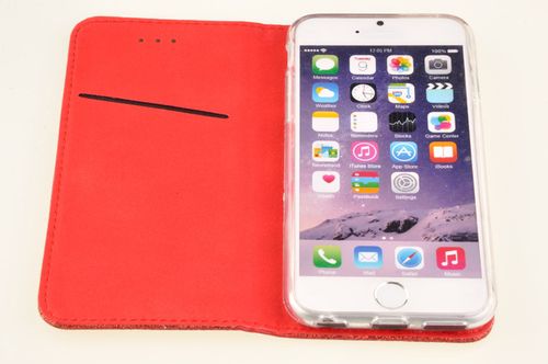 Etui Smart Brokat do APPLE iPhone 6 / 6S czerwony na Arena.pl