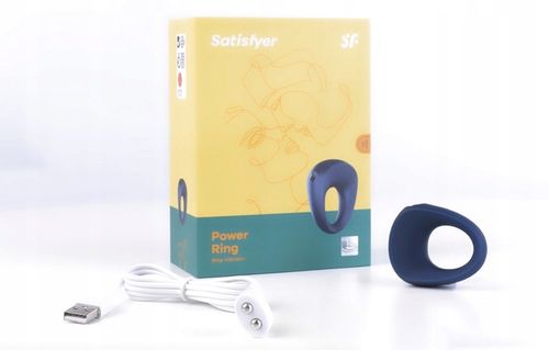 SATISFYER POWER RING WIBRUJĄCY PIERŚCIEŃ EREKCYJNY NA PENISA COCK RING IPX7 na Arena.pl