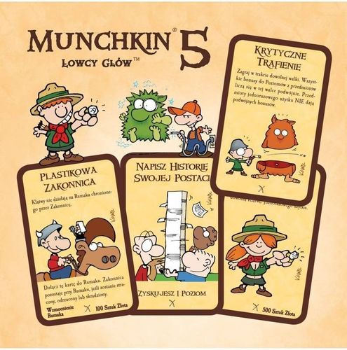 Gra Munchkin 5 Łowcy Głów na Arena.pl