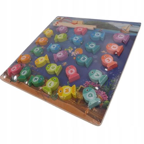 Drewniana gra łowienie rybek na magnes 3w1 4311 na Arena.pl