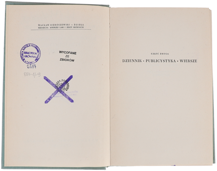 Wacław Sieroszewski Reportaże i wspomnienia 1963 zdjęcie 9