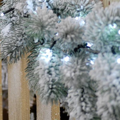 ŚWIATEŁKA LAMPKI CHOINKOWE 500 LED ZIMNY BIAŁY BIAŁE WEWNĘTRZNE ZEWNĘTRZNE na Arena.pl