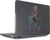 Etui Twarda Obudowa na Laptopa MacBook Air 13 Cali Czarna z Osłoną