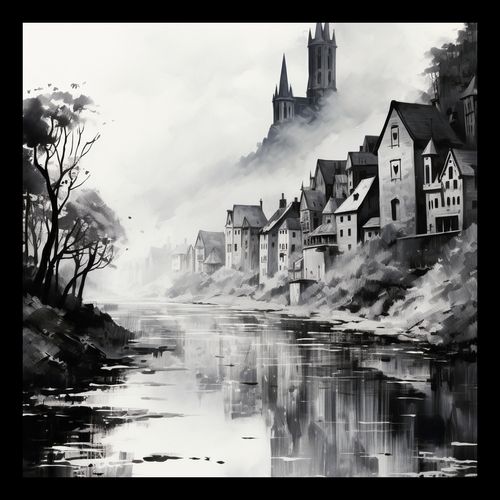 Plakat 20x20cm Mglisty Refleks na Arena.pl