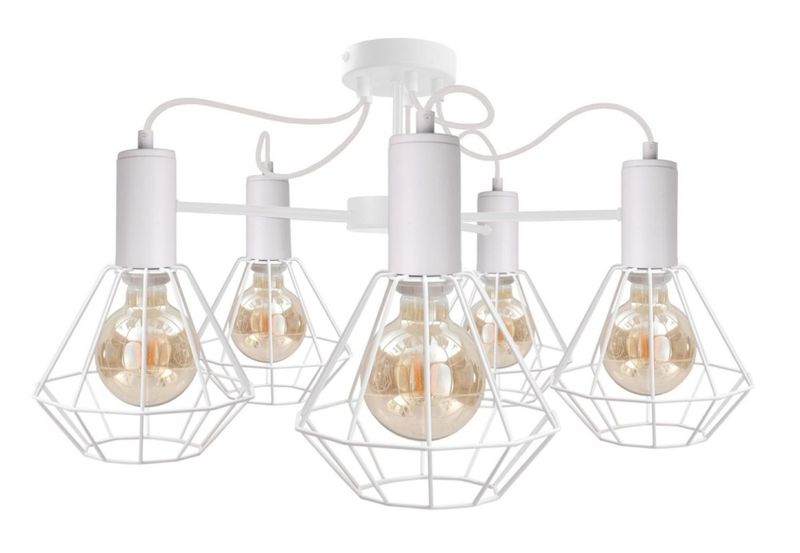 Lampa sufitowa 5xE27 LARS WHITE zdjęcie 1