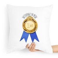 Poduszka Prezent Dla Weterynarza Na Medal Z Nadrukiem Ze Zdjęciem