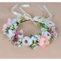 Wianek Opaska Wianuszek Kwiaty  Boho W101