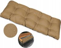 PODUSZKA NA ŁAWKĘ OGRODOWĄ HUŚTAWKĘ 180x50 BEŻ