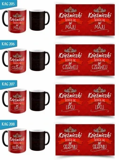 KUBEK magiczny URODZINY KSIĘŻNICZKI RODZĄ SIĘ zdjęcie 4