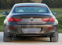 BMW 6 F13 Coupe - LISTWA CHROM Tylna na Klapę