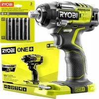 ZESTAW KLUCZ UDAROWY BEZSZCZOTKOWY 18V 270 Nm 1/2" RYOBI R18IW7-0 + NASADKI