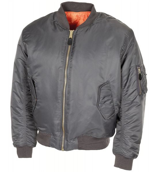 Kurtka pilotka MA1 szara zdjęcie 1