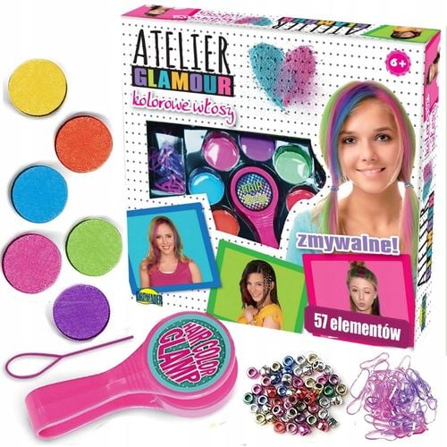 atelier glamour kolorowe włosy 0010 na Arena.pl