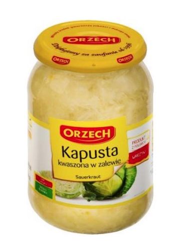 Orzech kapusta kwaszona w zalewie 900ml na Arena.pl