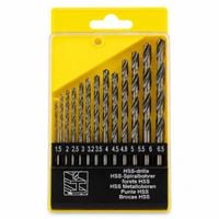 wiertła do metalu hss w etui kpl.13szt. 2783