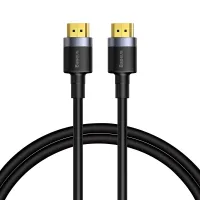 Kabel Baseus Cafule HDMI / HDMI 2.0 4K 60 Hz 3D 18 Gbps 1m - czarny