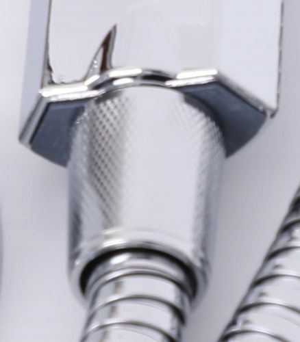 Słuchawka prysznicowa z wężem chrom do wanny z uchwytem ściennym YOKA na Arena.pl