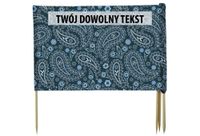 PARAWAN PLAŻOWY Bandana z indywidualnym  napisem 4 PANELE 9.4