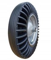 Koło kółko do taczki z pełnej gumy 4.00-8 12x100 + oś