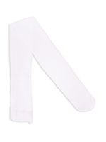 Rajstopy mikrofibra 30DEN białe komunijne wzór serca 128-134
