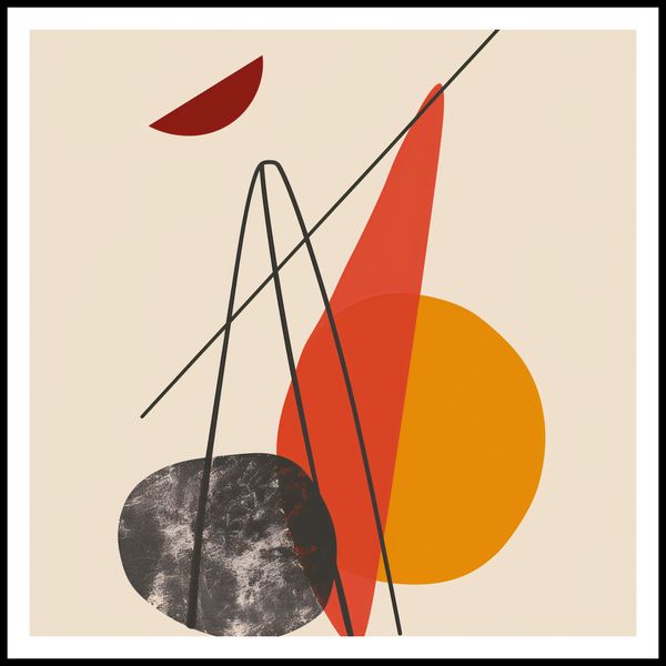 Plakat 80x80cm Harmonijna Forma zdjęcie 3