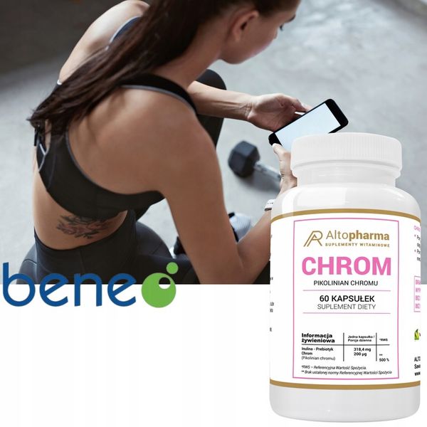CHROM 200µg ODCHUDZANIE METABOLIZM WEGE 60kaps zdjęcie 4