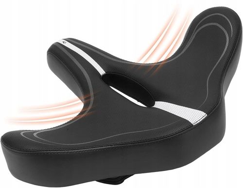 WYGODNE SIODEŁKO SIODŁO ROWEROWE NA ROWER DO ROWERU DUŻE MIĘKKIE MTB S11 na Arena.pl