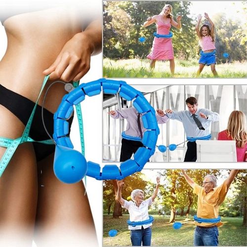HULA HOP Z OBCIĄŻENIEM ODCHUDZAJĄCE OBCIĄZNIKIEM I WYPUSTKAMI SMART HULAHOP na Arena.pl