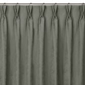 Zasłona MILANA szenilowa na flexach 140x300 szara wzór 2 Homede