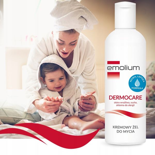EMOLIUM DERMOCARE Kremowy Żel Do Mycia 200 ml zdjęcie 2