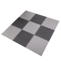Mata puzzle fitness 12mm HMS PREMIUM Wytrzymała L.GRAY MP12