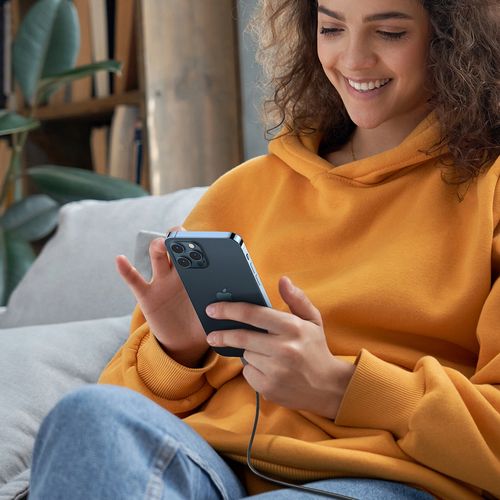 kabel przewód do iphone lightning - usb-c 2.0 mfi 1m - szary na Arena.pl