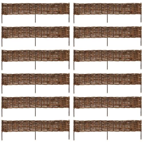 Emaga Płot wiklinowy 120 x 35 cm (12 elementów) na Arena.pl