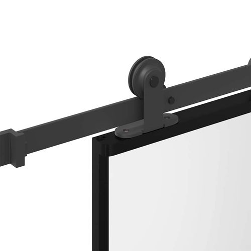 Drzwi przesuwne z zestawem okuć Szkło hartowane i aluminium na Arena.pl