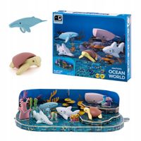 Magnetyczne zwierzaki Half Toys Ocean 3D – figurki od 3 lat