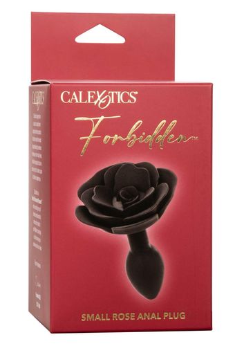 korek analny small rose calexotics czarny silikonowy na Arena.pl