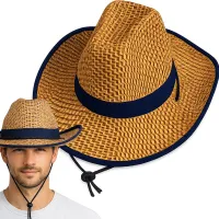 Kapelusz kowbojski country western słomkowy męski damski unisex na lato