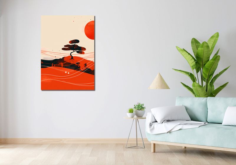 Obraz 70x100cm Czerwone Pustynne Pejzaże zdjęcie 2