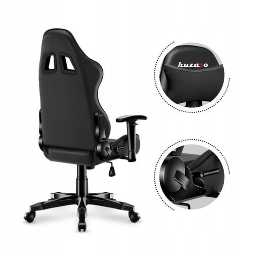 Fotel gamingowy Huzaro Ranger 6.0 Black na Arena.pl