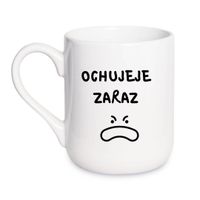 KUBEK "OCHUJEJE ZARAZ" Wzór - Elegant Coffee 330 ml