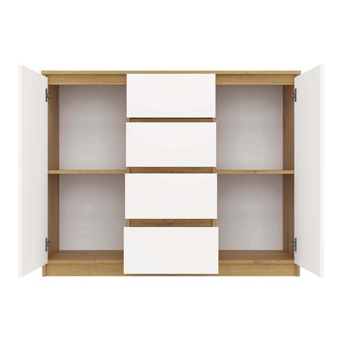 Komoda Malwa 2D4S 120 DĄB ARTISAN BIEL na Arena.pl