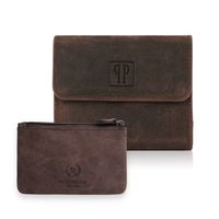 zestaw dla niej zup-64-br portfel ze skóry t-11 i etui na klucze t-51