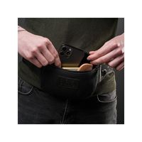 saszetka męska czarna nerka młodzieżowa na pas brodrene g-18-cbl