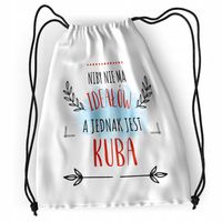 Plecak Dla Kuby Sportowy Szkolny Worek Torba Z Nadrukiem Ze Zdjęciem
